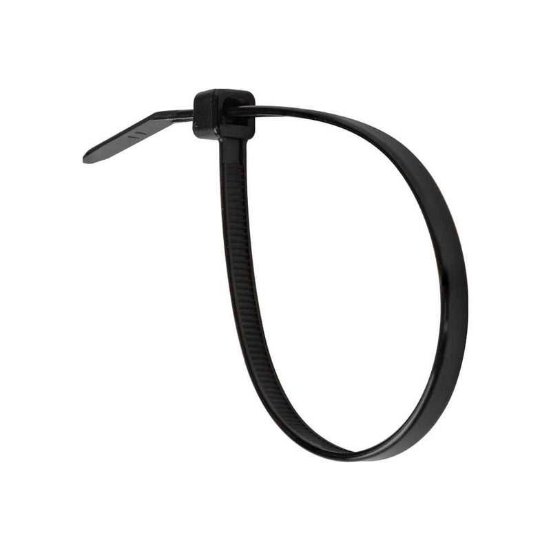 Cable Ties, Zip Ties, 50-Pound Tensile Strength, 7.75-Inch, Black