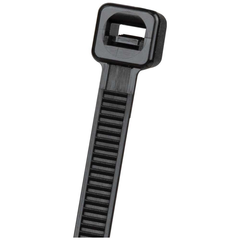 Cable Ties, Zip Ties, 50-Pound Tensile Strength, 7.75-Inch, Black
