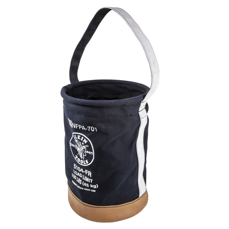 Canvas Bucket, Flame-Resistant, 12-Inch