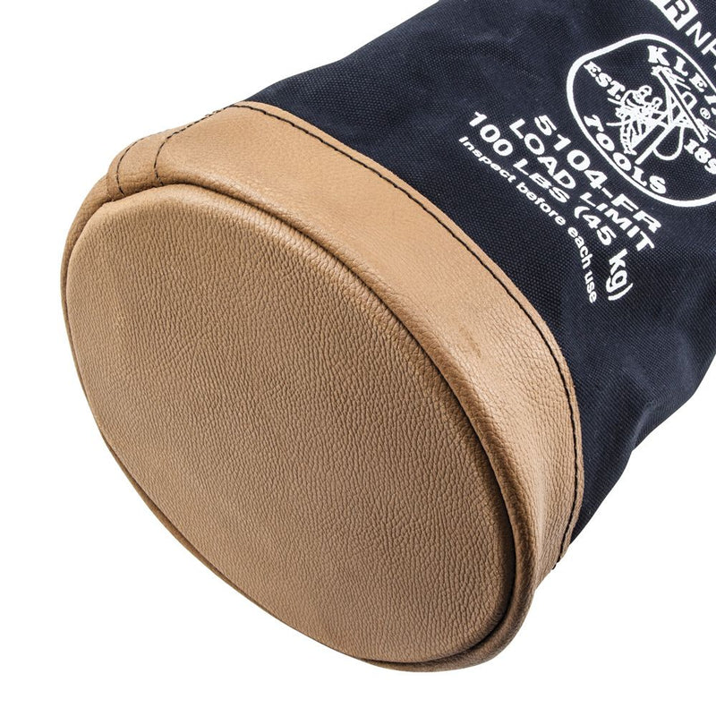 Canvas Bucket, Flame-Resistant, 12-Inch