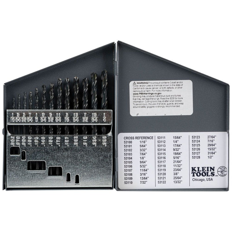 Regular-Point Drill-Bit Set, 13-Piece