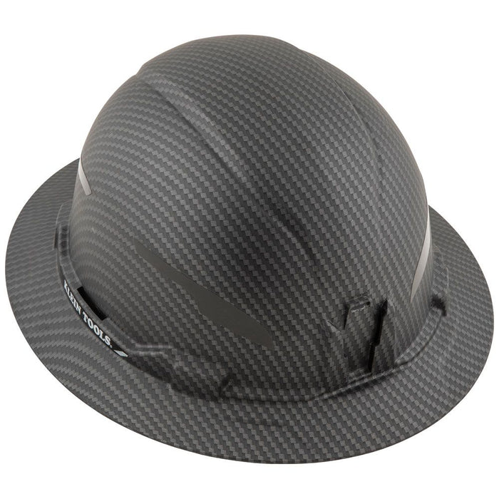 Hard Hat, Premium KARBN™ Pattern, Non-Vented Full Brim, Class E