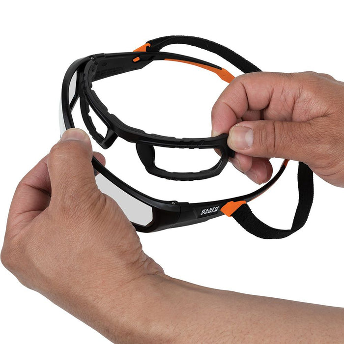 Professional Full-Frame Gasket Safety Glasses, Indoor/Outdoor Lens