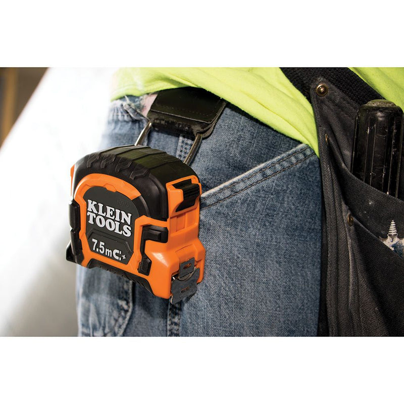 Tape Measure 7.5m Magnetic Double-Hook