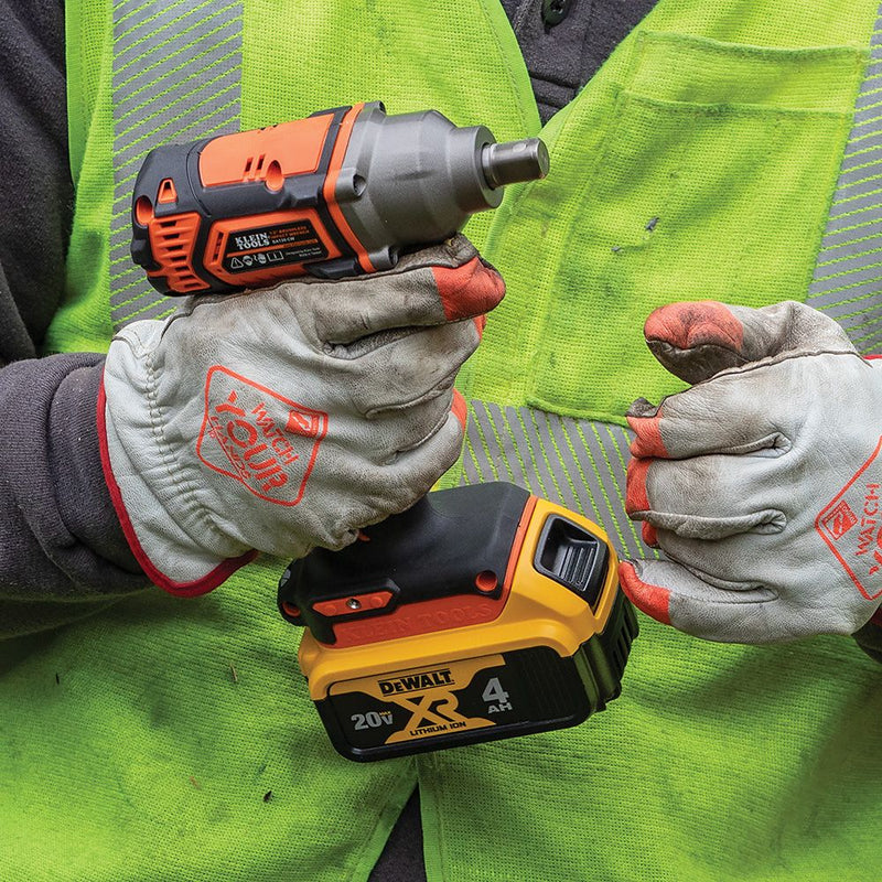 Compact Impact Wrench, 1/2-Inch Detent Pin, Full Kit