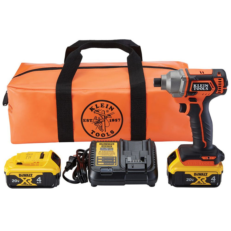 Compact Impact Driver, 1/4-Inch Hex Drive, Full Kit