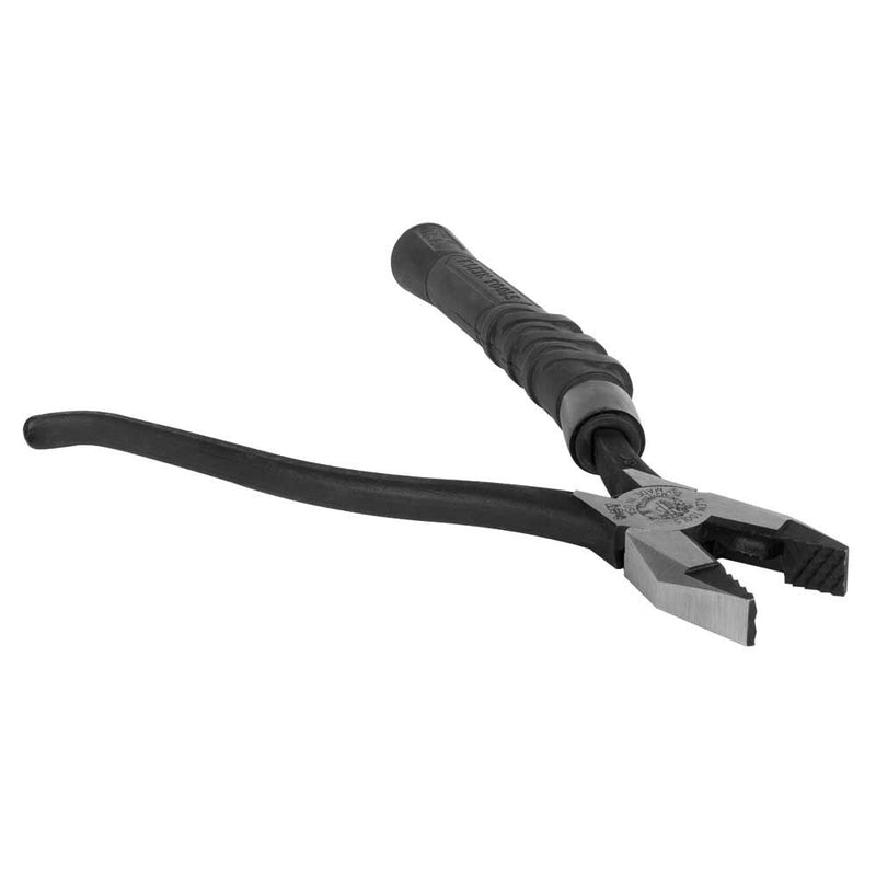 Slim-Head Ironworker's Pliers Comfort Grip, Aggressive Knurl, 9-Inch
