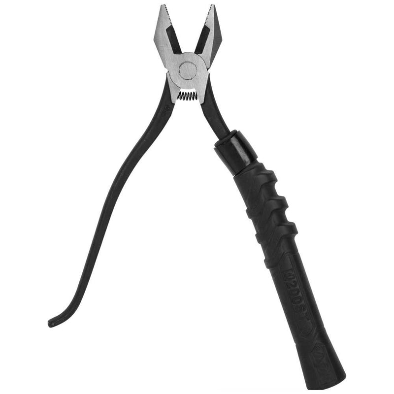 Slim-Head Ironworker's Pliers Comfort Grip, Aggressive Knurl, 9-Inch
