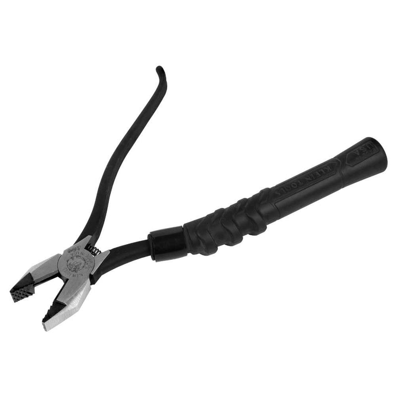 Slim-Head Ironworker's Pliers Comfort Grip, Aggressive Knurl, 9-Inch